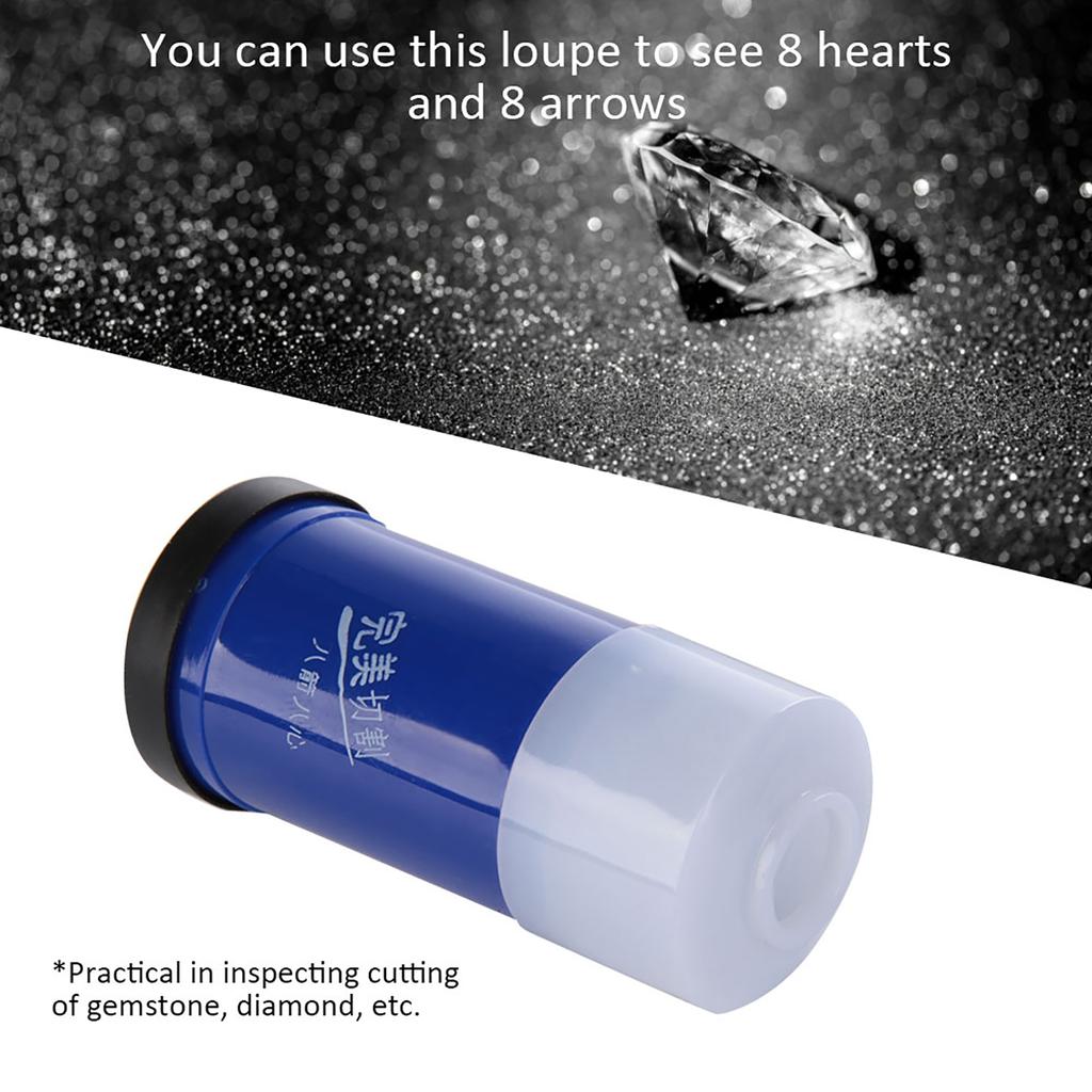 Сердца и стрелы Режущий прицел Лупа Увеличительное стекло Ювелирные изделия Алмазный просмотрщик