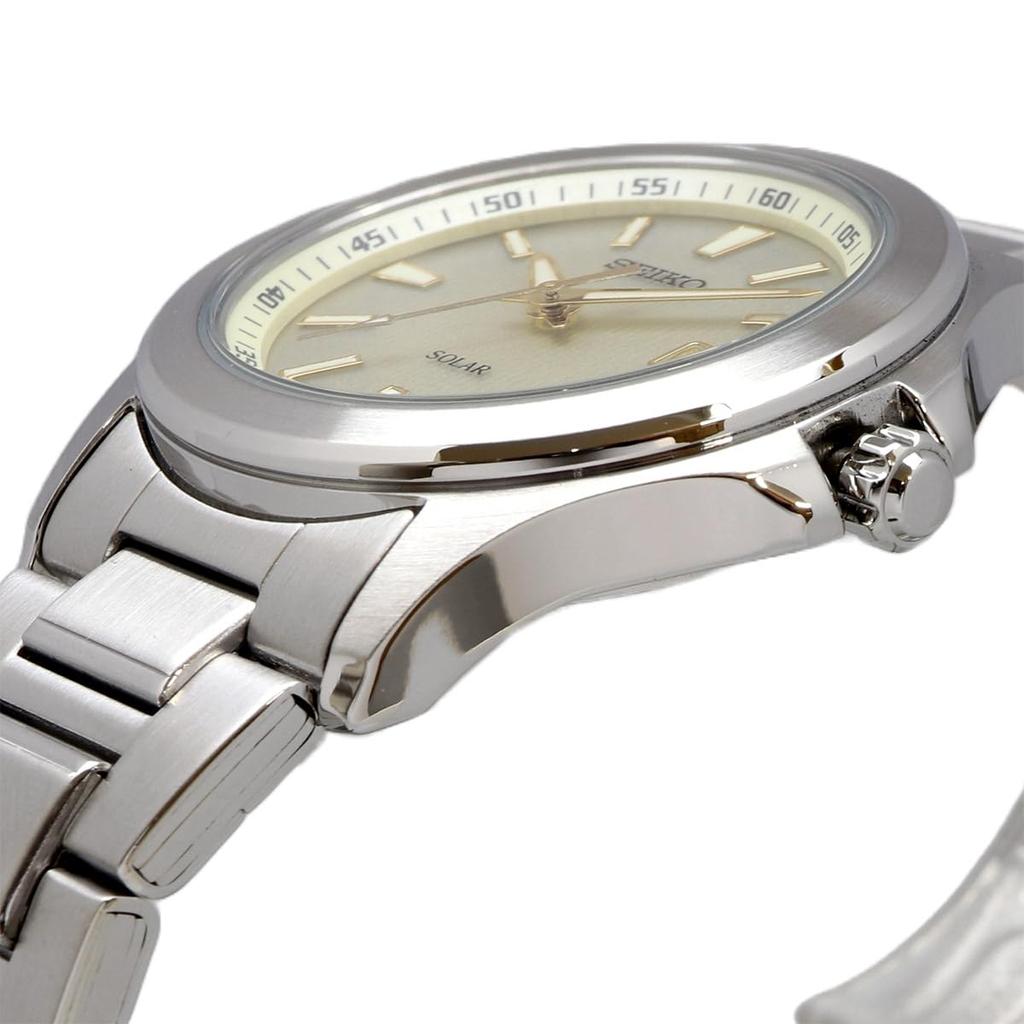 SEIKO Solar Quartz Watch SBPN069 Silver Champagne [Seiko] Мужские []