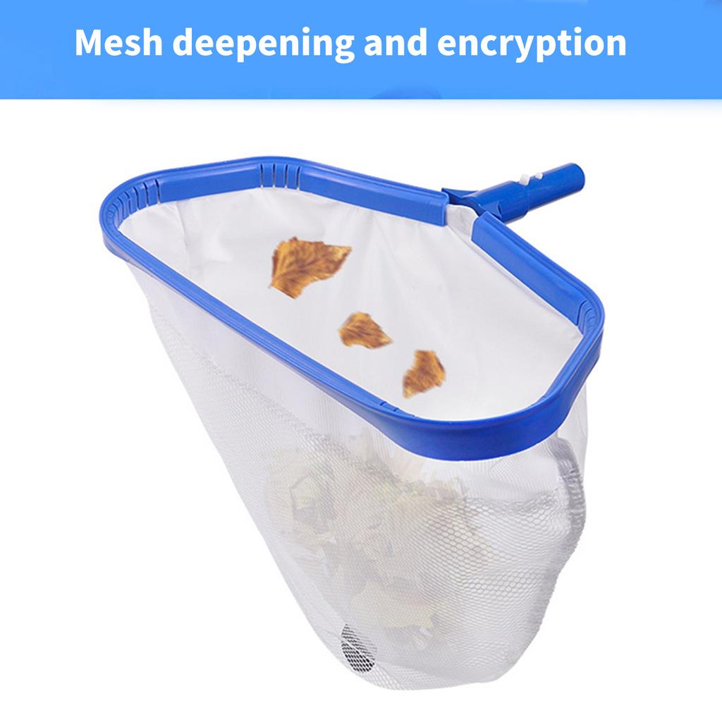 Pool Skimmer Net Rake Deeper Net Mesh Pool Net for Cleaner Leaves Debris Swimming Pool Skimming Leaf Removal Pocket