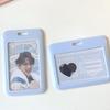 Kawaii Baby Blue Milk Pink Держатель для фотокарт Кредитный ID Банковская карта Фото Дисплей Держатель автобусной карты Защитный чехол Подвеска
