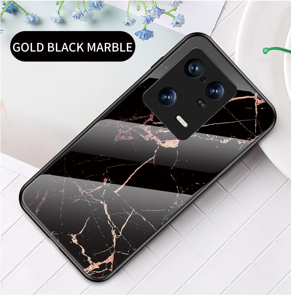 Чехол для Xiaomi 11 Lite 5G NE 13 13T Pro 13 Lite 13 Ultra Redmi 12 Note 8 2021 13 Pro + чехол из мраморного закаленного стекла, задняя крышка