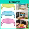 Simple Multifunction Solid Kitchen Color Microwave Heating Layered Steaming Tray Double Layer Storage Rack In Random Colors