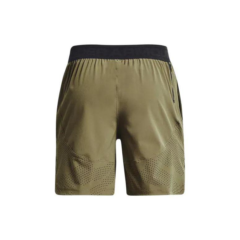 Under Armour Тканые однотонные спортивные шорты с прямыми штанинами, мужские штаны, зеленые 1351667-361