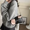 Chic Colorful Patchwork Chain Underarm Bag For Women Elegant Everyday Use