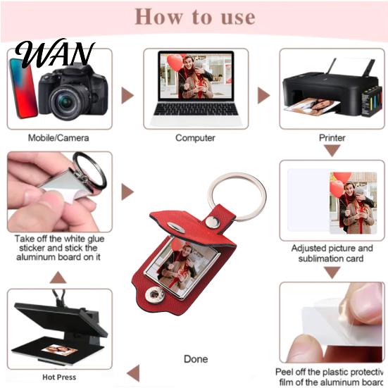 Commuter Bag Keychain Pendant, Flip-Up Photo Frame Student Schoolbag Charm, Durable Charm Metal Buckle Scratch-Resistant Car Key Accessory Pendant