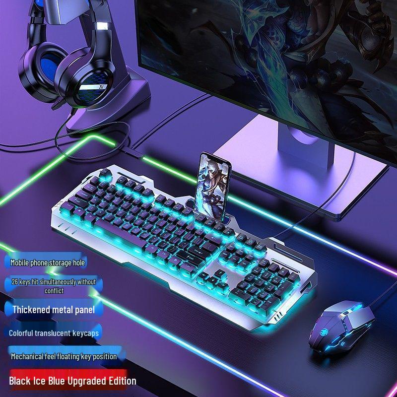 Pioneer GX80 Mechanical Feel Keyboard, Mouse, and Headset E-sports Gaming Set.
