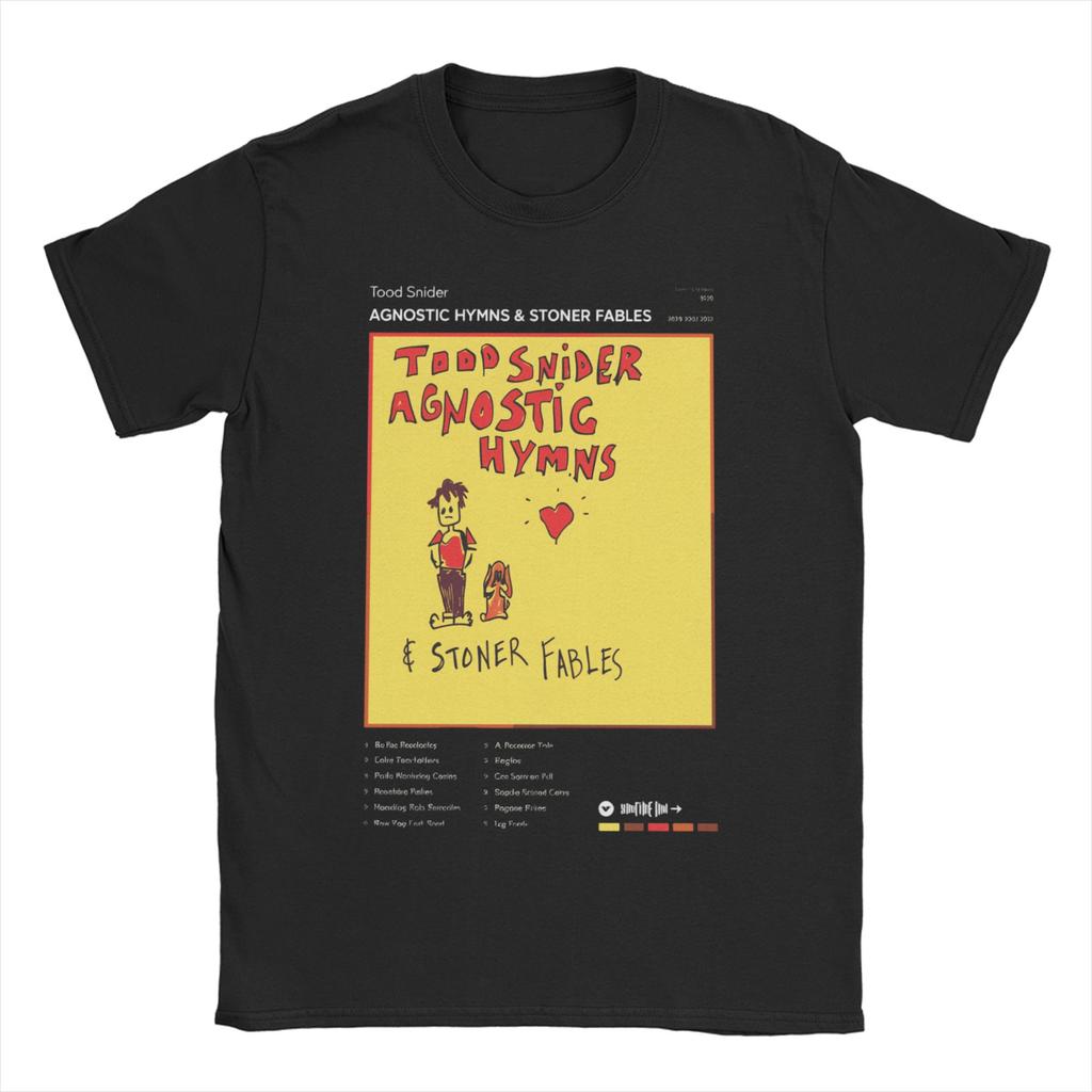 Todd Snider Men T Shirts Humorous Tees Short Sleeve Round Neck T-Shirts 100% Cotton Printed Tops