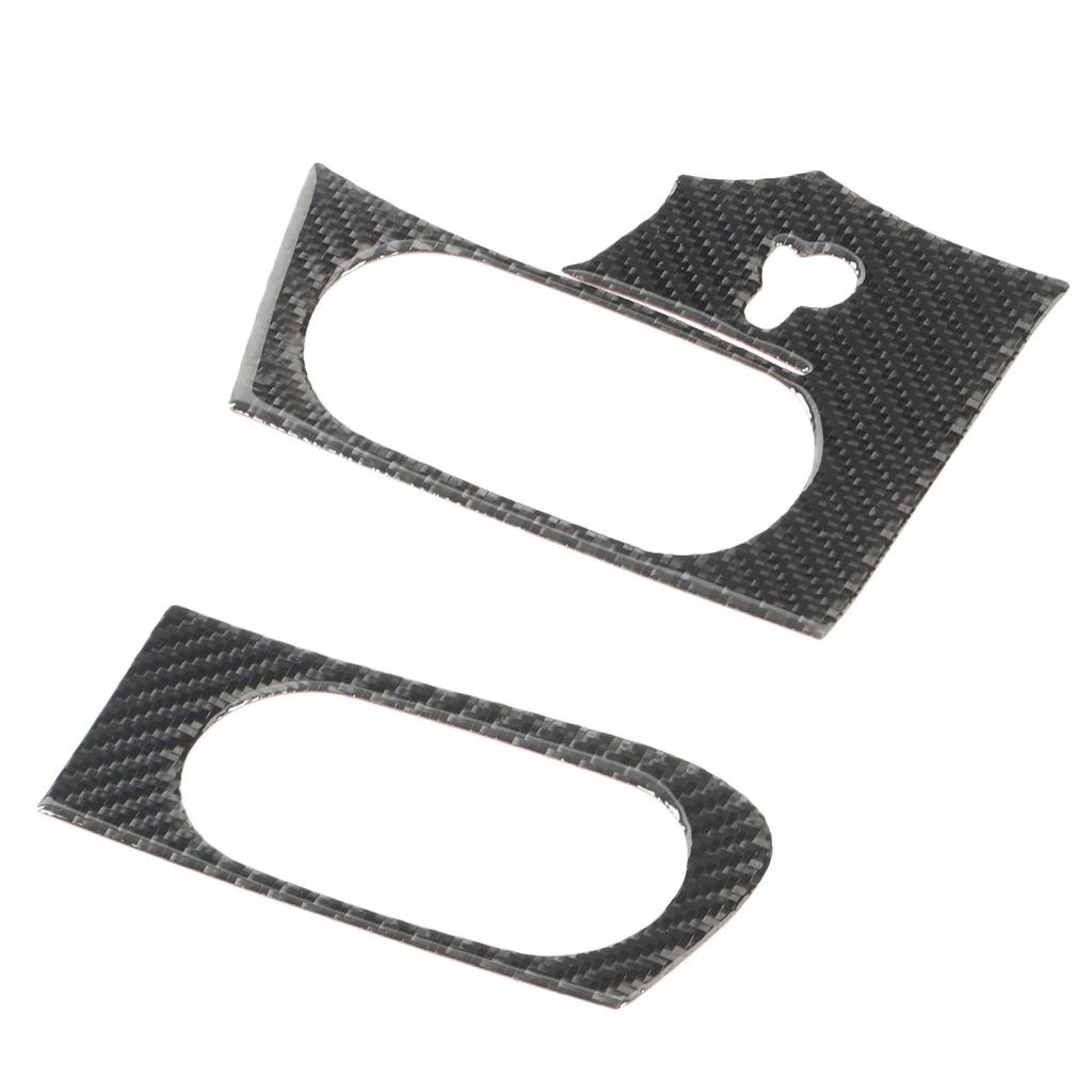 Side Air Vent Interior Sticker Carbon Fiber Air Outlet Trim Cover Decal Replacement for Corvette C6