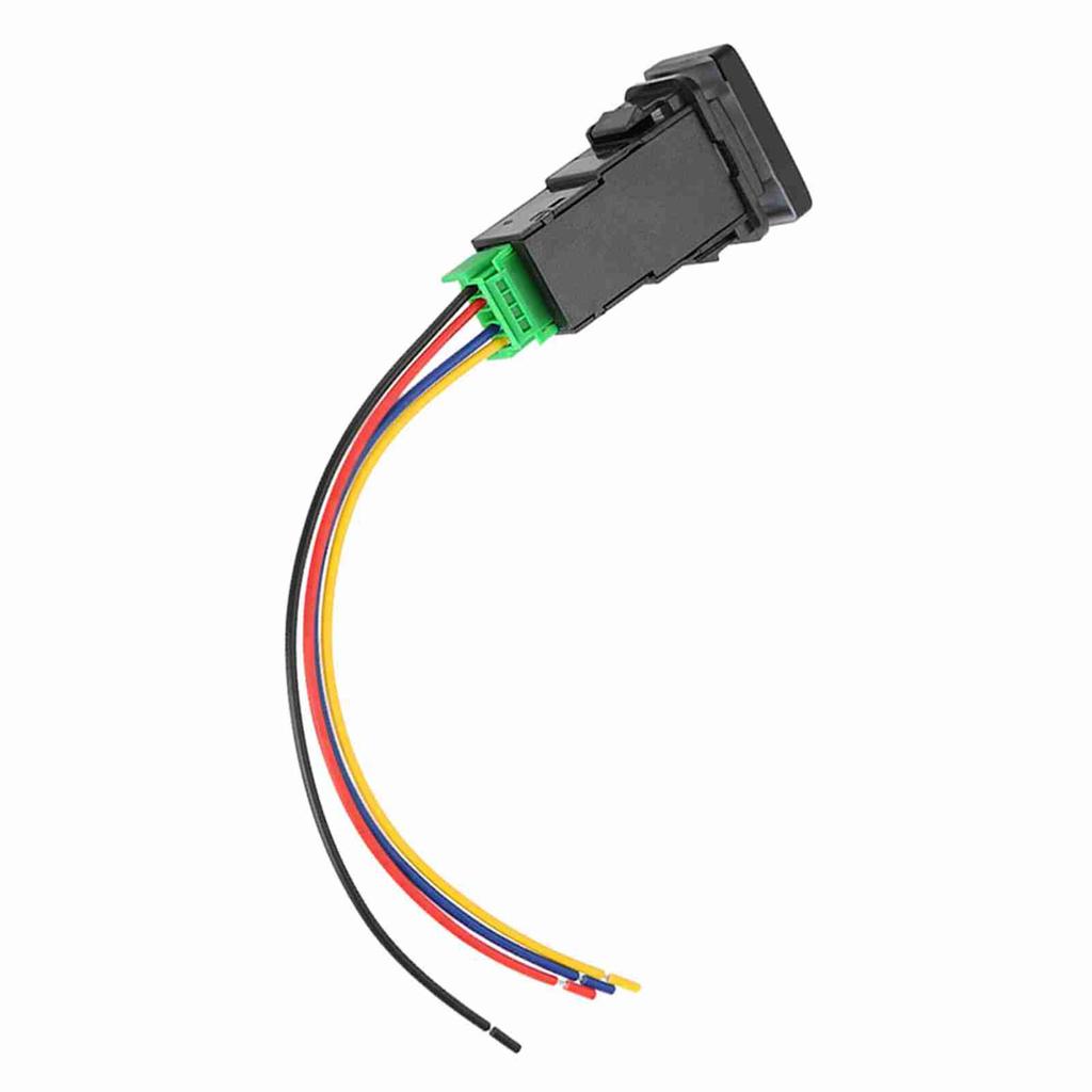 12 В 4-полюсный кнопочный переключатель для Toyota со светодиодным индикатором заднего фона