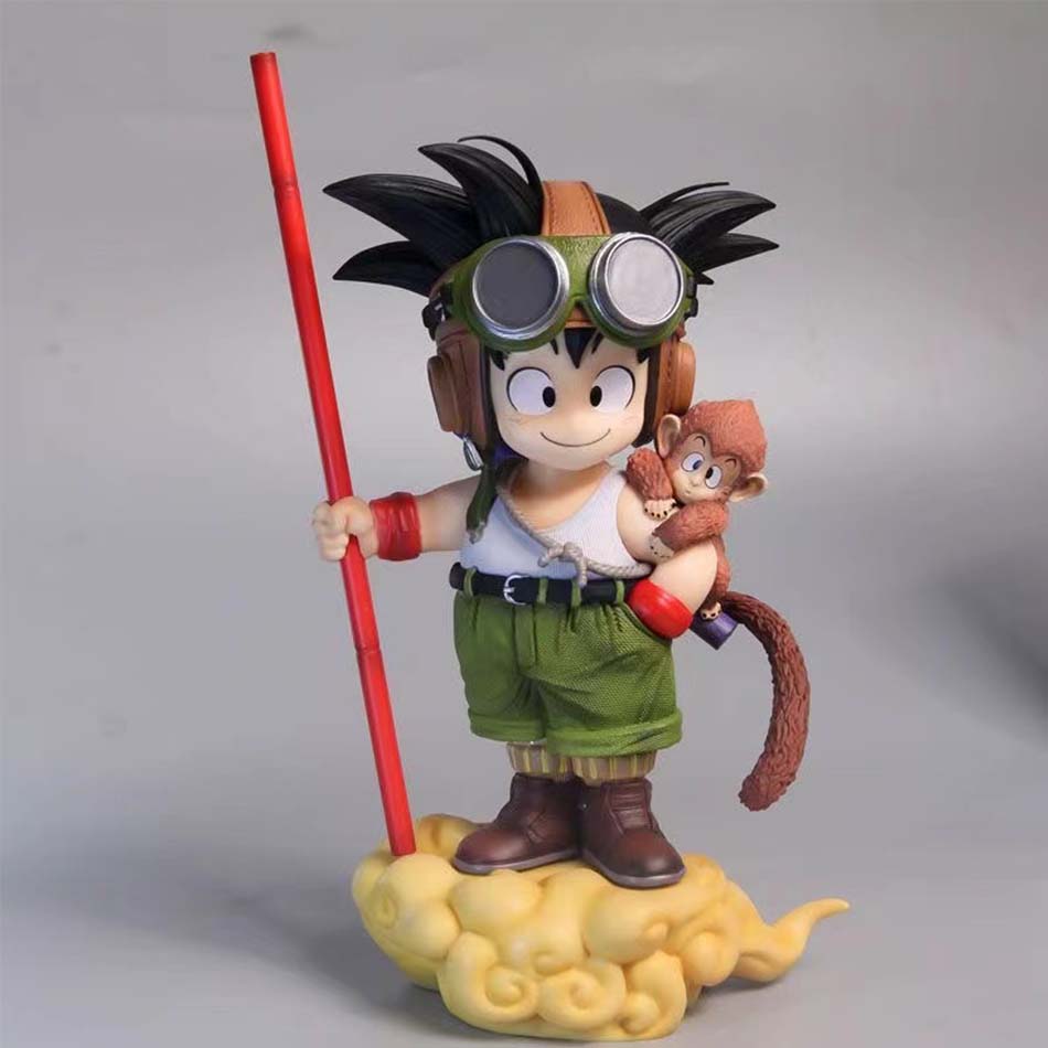 Фигурка Сон Гоку из аниме Dragon Ball с обезьяной, Малыш Гоку, Фигурка действия 26 см, ПВХ, Статуэтка, Коллекционная модель, Игрушки, Подарки