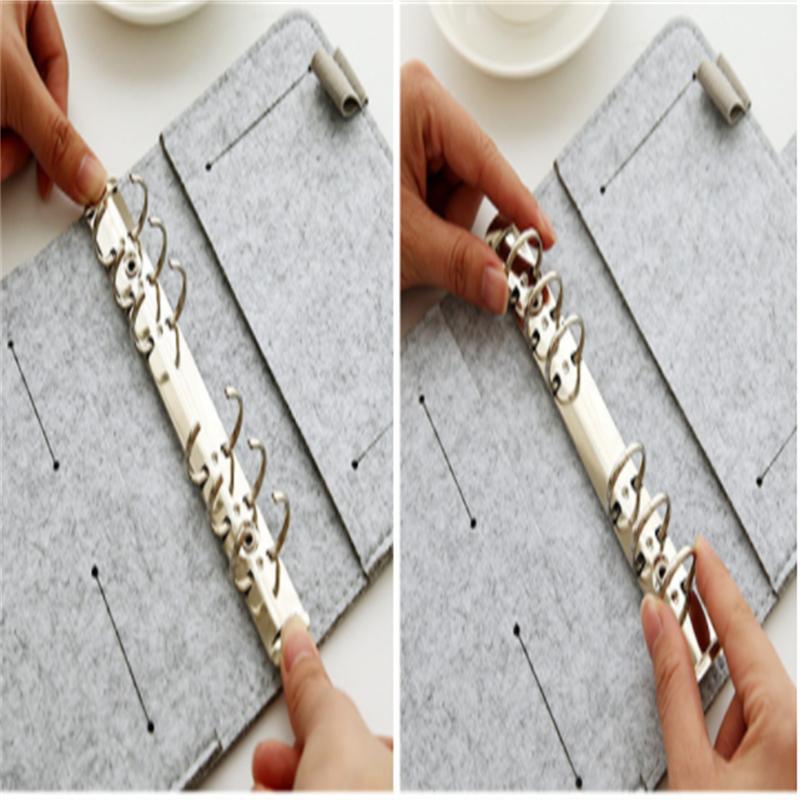 Новый A5 A6 фетровый блокнот в оболочке из ткани, блокнот из ткани, папка-регистратор, блокнот, держатель для бумаги, портативный ежедневник, канцелярские принадлежности, подарок