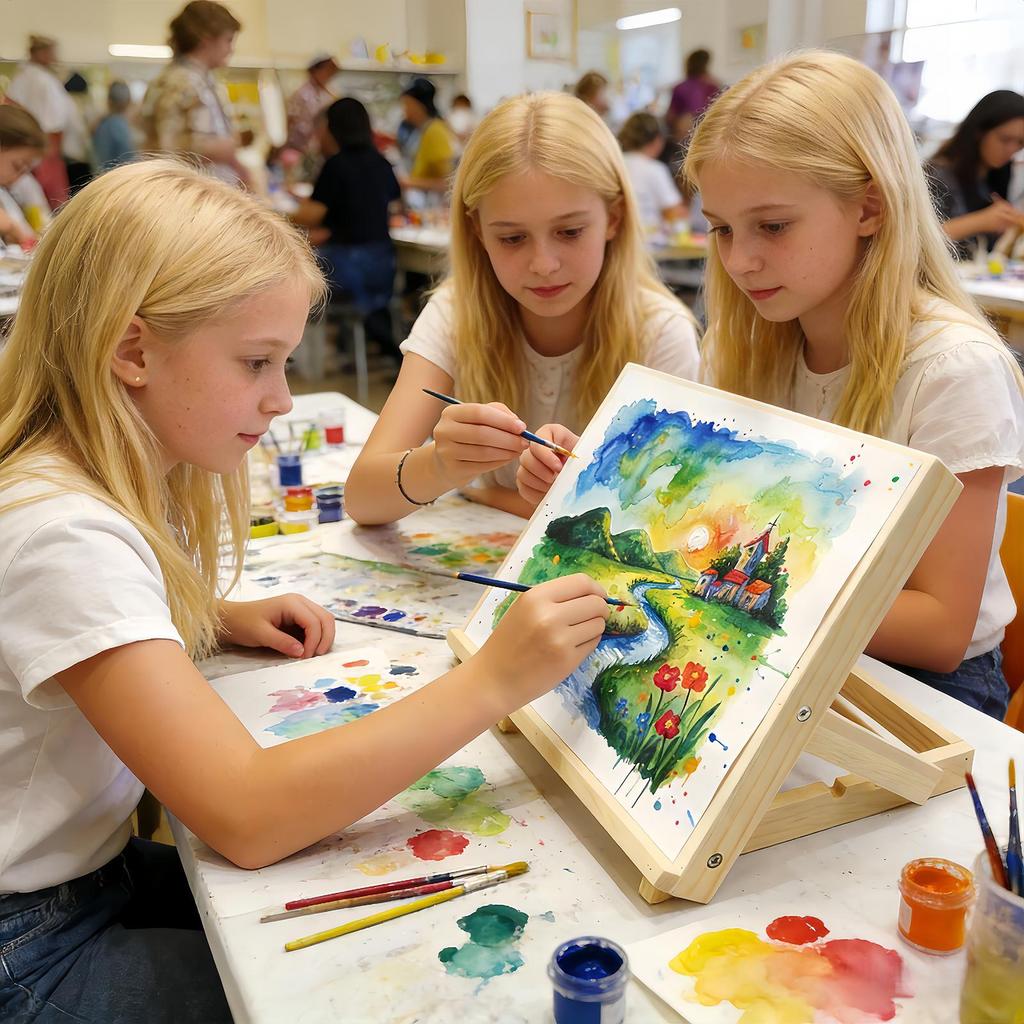 Деревянный настольный мольберт Складной мольберт Настольный регулируемый холст painting stand для взрослых начинающих подростков