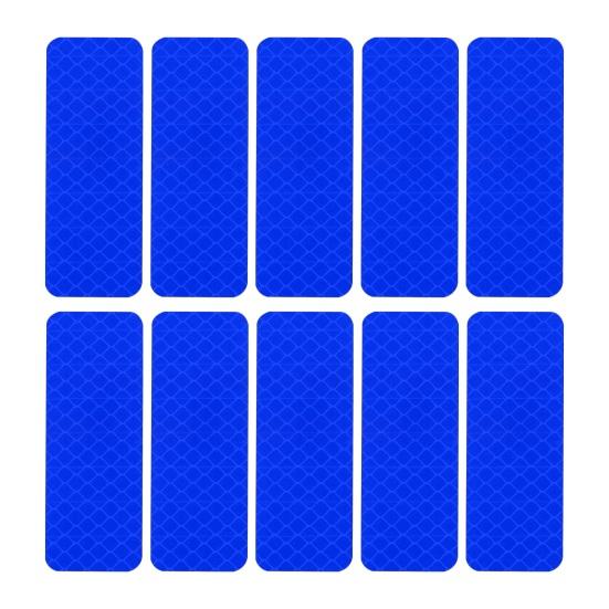 10 шт. светоотражающие наклейки для автомобиля водонепроницаемые устойчивые к УФ-излучению самоклеящиеся с сильной липкостью для ночной видимости