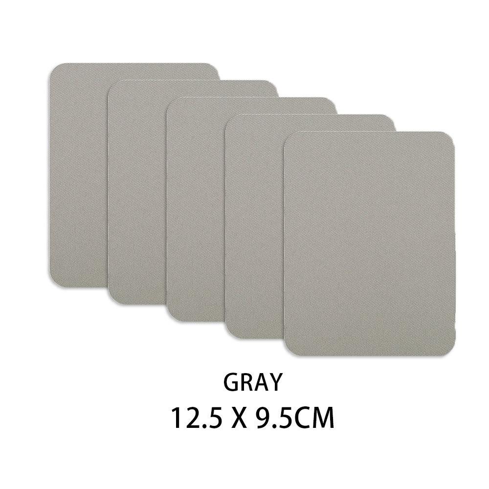 Hot Sale 5pcs Colorful Iron-On Fabric Patches Set | No Sew Adhesive for Pants Repair Kids Clothes Denim DIY Craft (Mixed Sizes)