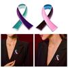 Fashionable Ribbon Bowknot Badge Exquisite Two Color Ribbon Lapel Pin Fashionable Brooch for Fashion Enthusiasts