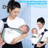 Baby Carrier Sling 20kg Weight Limit Adjustable Sling for Front Hip Carry Breathable Single Strap for 0-4 Years Ergonomic Support Adjustable