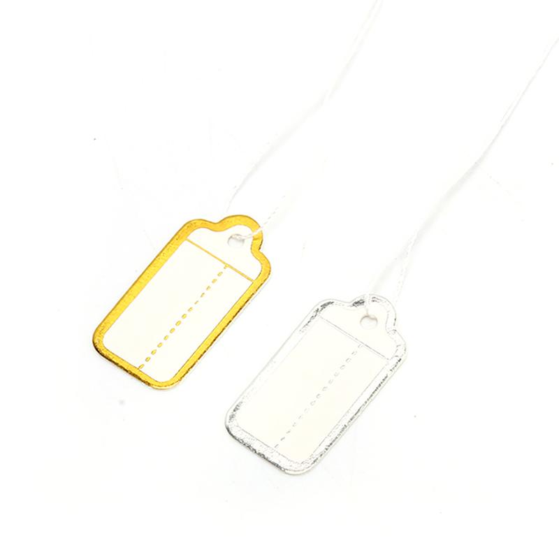 200 шт. ценников, бирки для ювелирных изделий, бумажные этикетки с ценами, прямоугольные пустые бирки