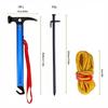 Outdoor Camping Tent Peg Hammer