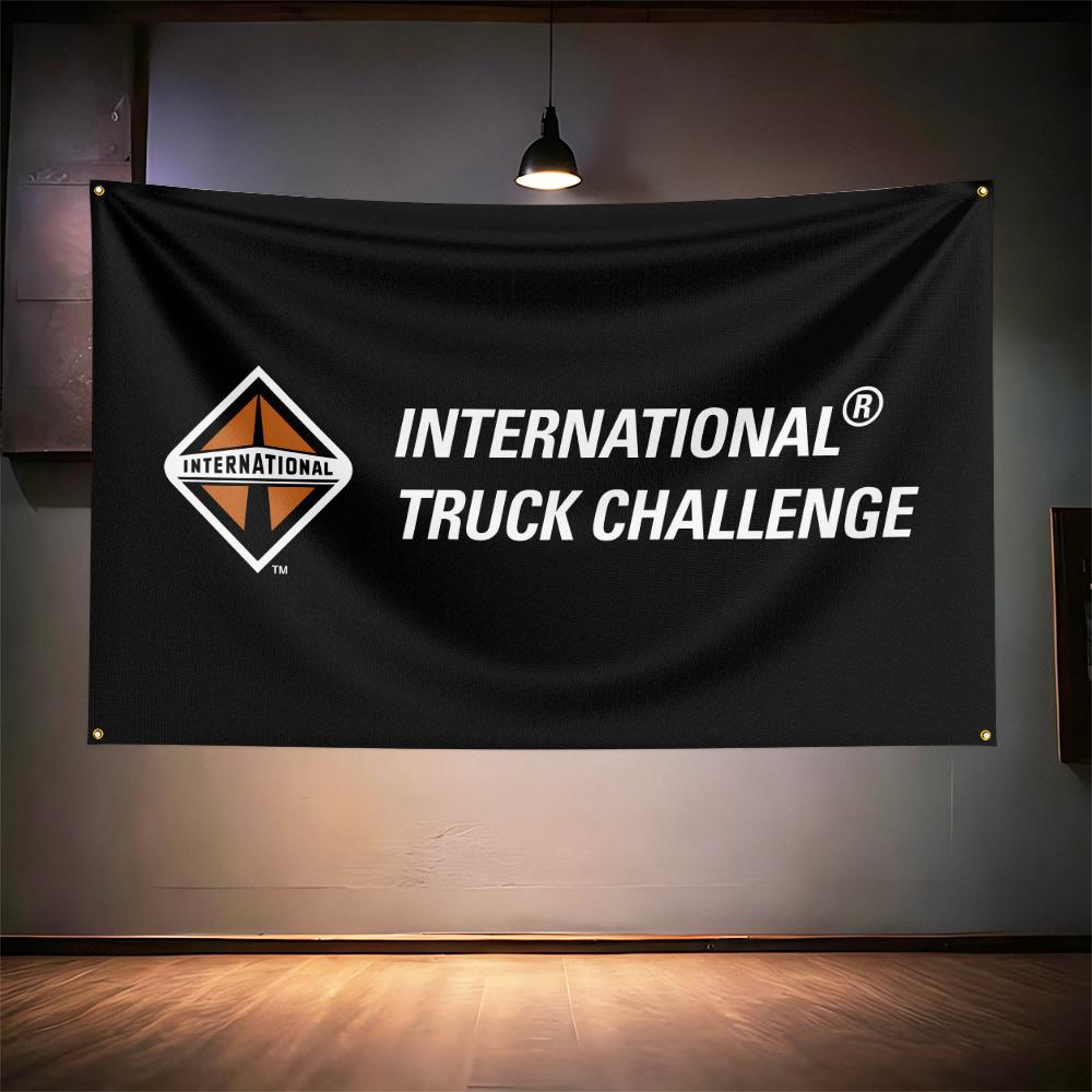 Internationals Truck Fans Flag 3x5ft 90x150cm For Truck Garage Bar Wall Decor Banner