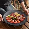 Non Stick Grill Plate Korean Style Barbecue Frying Pan Barbecue Accessory BBQ Grill Pan  Camping