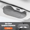 Press Silent Car Glasses Box Shockproof Eyeglasses Protection Box  Car Interior Accessories