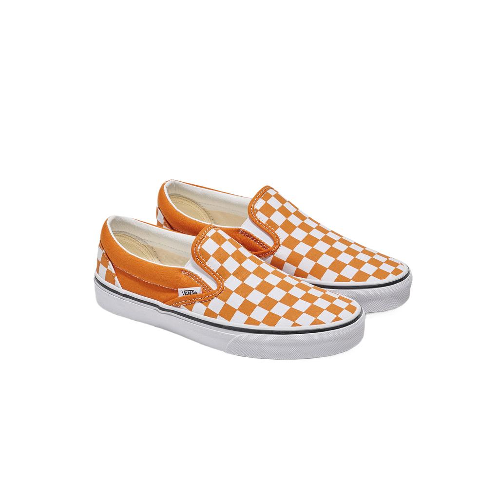 Vans CLASSIC SLIP ON Low top Skateboard Shoes Unisex Orange VN000D6Y52K