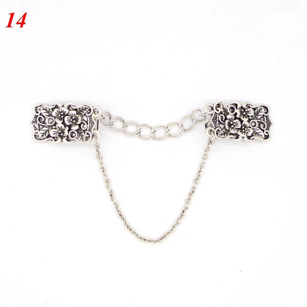 Charm Gift Winter Crystal Retro Cardigan Clip Shawl Brooch Sweater Blouse Pin Duck Clip Clasps