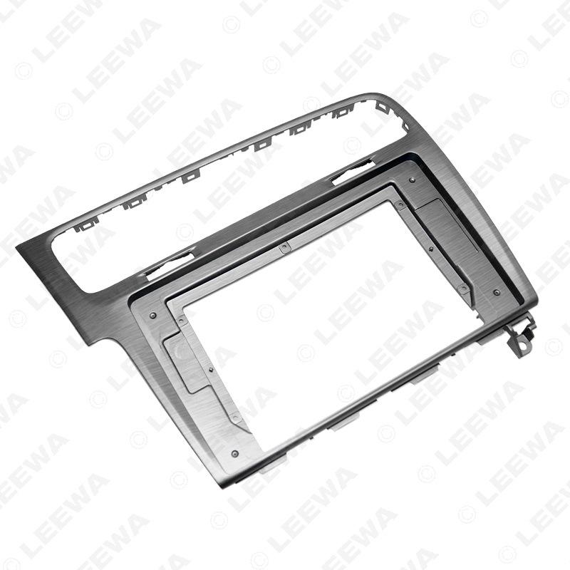 Фольксваген Гольф 7 (2014-2017) 10.1" Навигационный комплект Android, Панель с рамкой матовый серебристый/глянцевый черный