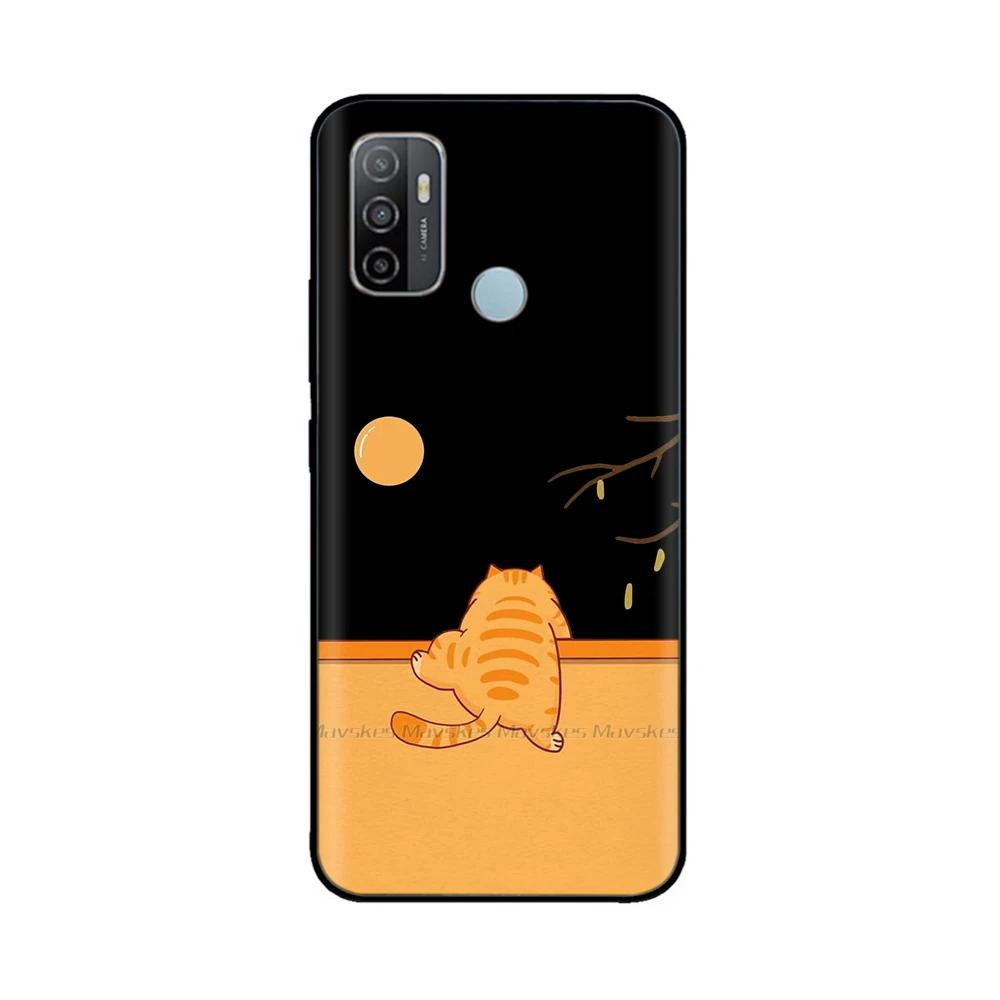 Чехол для телефона Oppo A53 A53s 4G, задняя крышка с пандой для Oppo A11s OppoA33 2020 OppoA53 A53s 4G, мягкий жидкий силикон, бампер Funda
