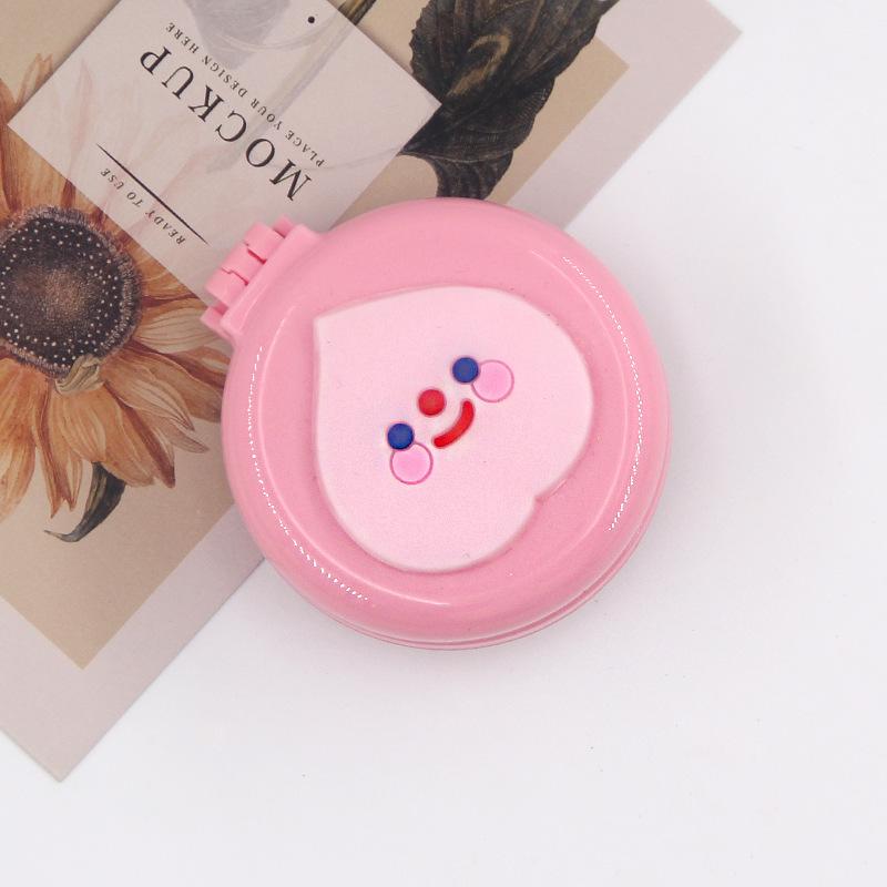 Симпатичные мини-складные гребни для волос с зеркалом, портативные для путешествий, массажная расческа для женщин и девочек, щетки для волос, аксессуары для укладки