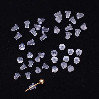 1000 шт. пулевые беруши мягкие резиновые беруши прозрачные сливовые заглушки антиаллергенные серьги-гвоздики аксессуары