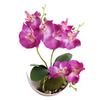 1Pcs Butterfly Orchid Bonsai Simulation Flower Artificial Butterfly Orchid Potted Plant Table Ornament Home Wedding Decoration