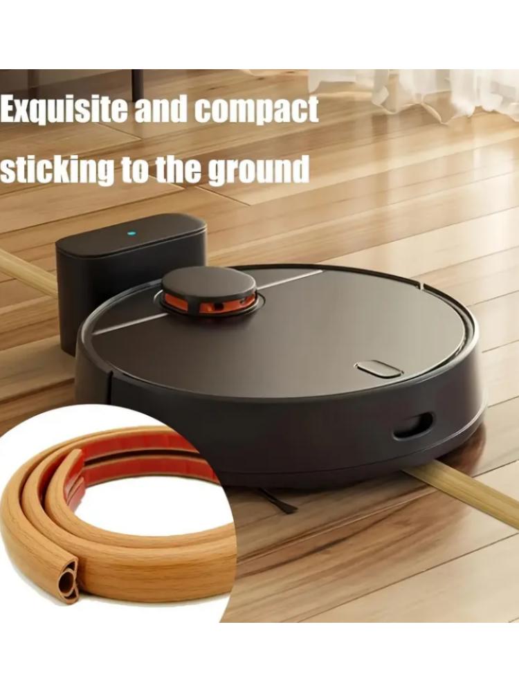 1pc PVC Floor Cord Cover Self-Adhesive Anti-extrusion Anti-extrusion Extension Wiring Duct Protector Power Cable Protector