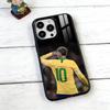Футбольный 10 Для N-Неймара Чехол для телефона Для iPhone17,16,15,14,13,12,11 Plus,Pro Магнитный с Magsafe Беспроводная зарядка