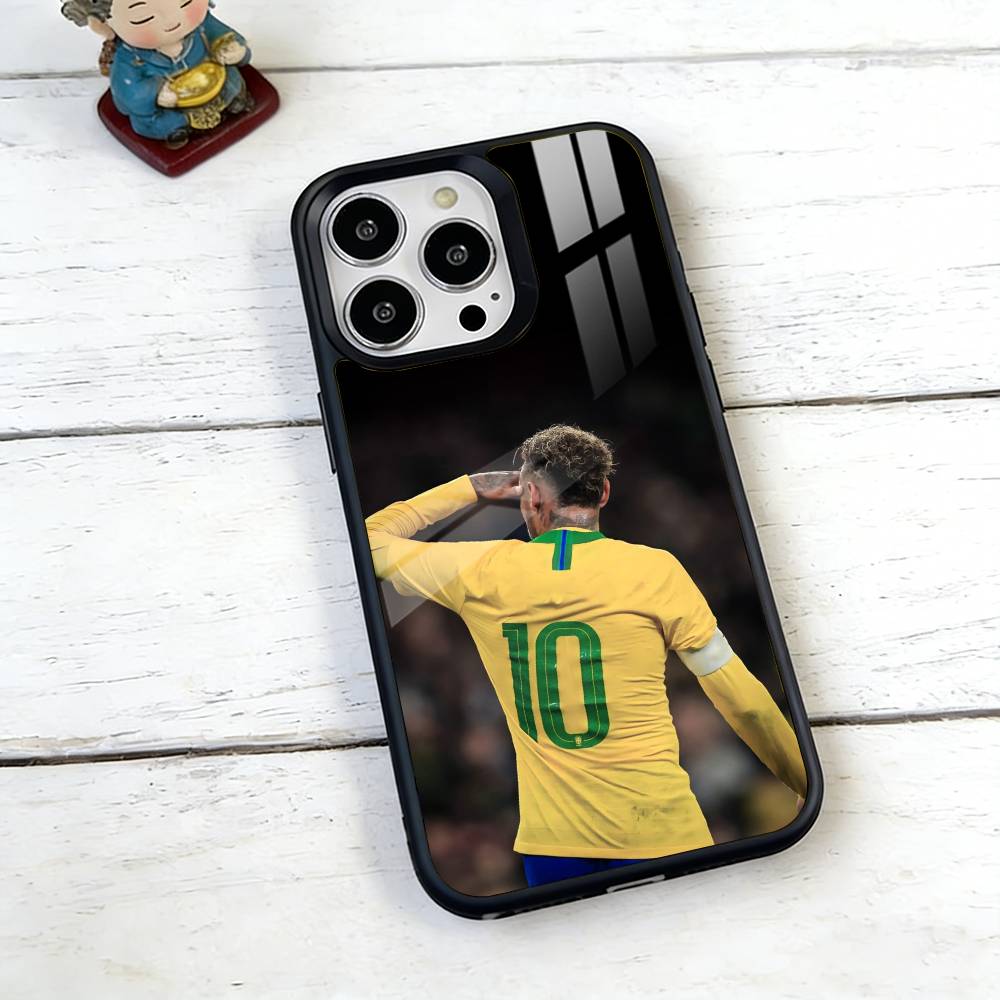 Футбольный 10 Для N-Неймара Чехол для телефона Для iPhone17,16,15,14,13,12,11 Plus,Pro Магнитный с Magsafe Беспроводная зарядка