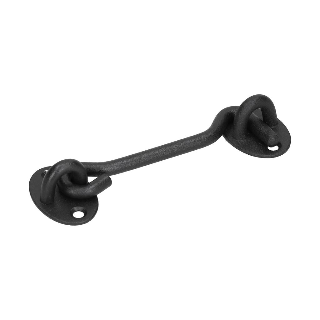 Замок для двери амбара из нержавеющей стали, комплект защелок для раздвижных дверей, аксессуары черного цвета