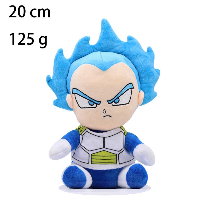 20cm Japan Anime Plush Toy Cartoon Role Goku Vegeta Piccolo Gohan Cute Figure Stuffed Dolls Child Gift