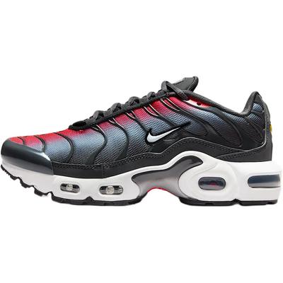 Air Max Plus GS Яркие темно-красные антрацитовые детские кроссовки Красный Волк-Серый Белый CD0609-604