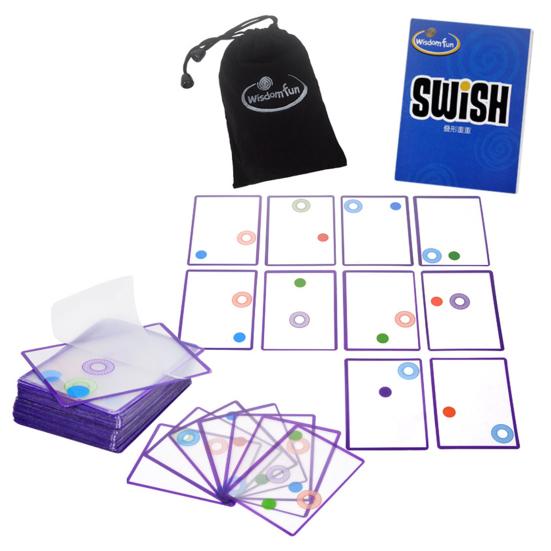 Swish Настольная игра из картона Логическое мышление Интеллектуальная игрушка Детский Семейный Инструмент для игры