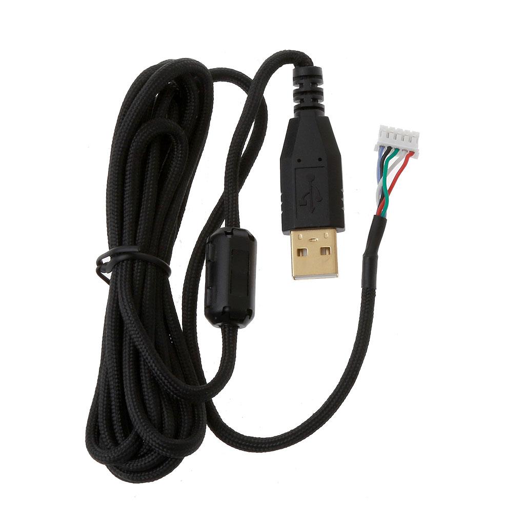 Durable Mouse Replacement Accessories Wear Resistant Umbrella Rope Soft Durable Universal Mouse Cable 2m Mouse Wire