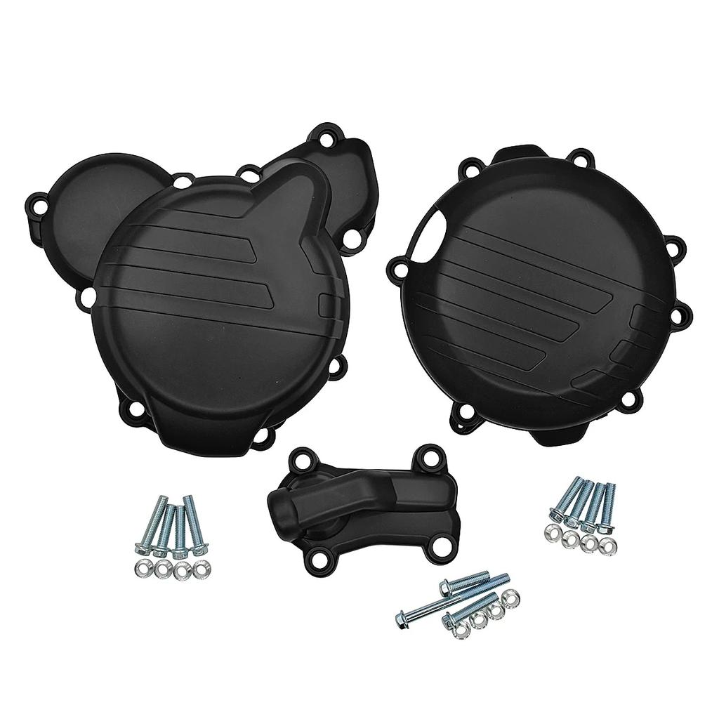 Motorcycle Engine Clutch Guard Water Pump Cover Ignition Protector For Husqvarna TE250 TE300 TC250 TE250i TE300i EXC 2017-