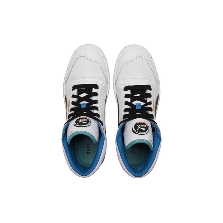 Puma Ralph Sampson Mid Go For Unisex Sneakers Multi-Color White Black 387874-01