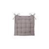 Atmosphéra 38 X 38 Cm Knotted Chair Pad - Grey