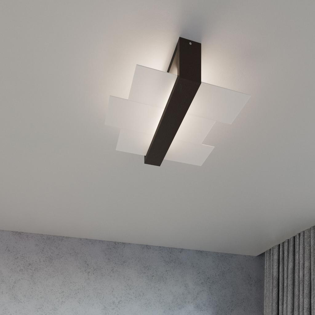 Phoenix 2 wenge ceiling lamp