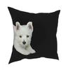 West Highland White Terrier Puppy Square Pillow Case Throw Pillow Westie Dog Cushion Covers