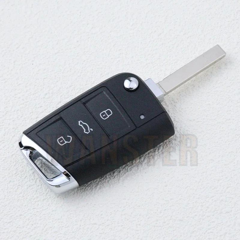 Чехол-корпус для автомобильного брелока для Volkswagen Tiguan Vw Golf 7 4 5 Mk4 6 Mk7 Virtus Для Skoda Octavia A7 Seat Leon Ibiza Altea