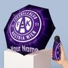 Austria Wien FC Manual Five Fold 8 Rib Umbrella Support Custom Text, Lightweight Travel Umbrella