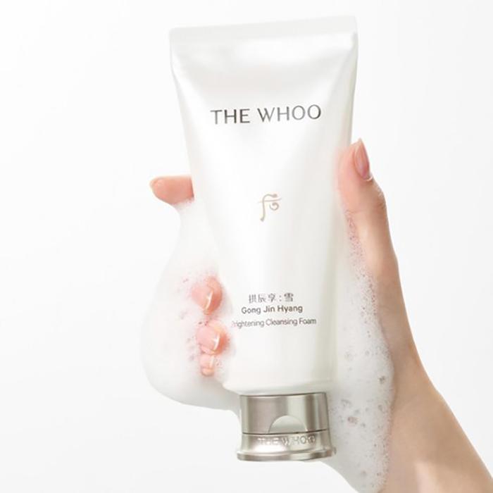 The history of whoo Gongjinhyang Seol Осветляющая очищающая пенка – Сияющее отбеливание, очищающее средство для лица для чистой и сияющей кожи, корейское