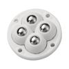 4pcs Mute Ball Universal Wheel Self Adhesive Type 4-ball Pulley Furniture Casters Wheels  Furniture