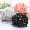 Waterproof Shower Cap Double Elastic Shower Cap Dustproof And Smokeproof Shampoo